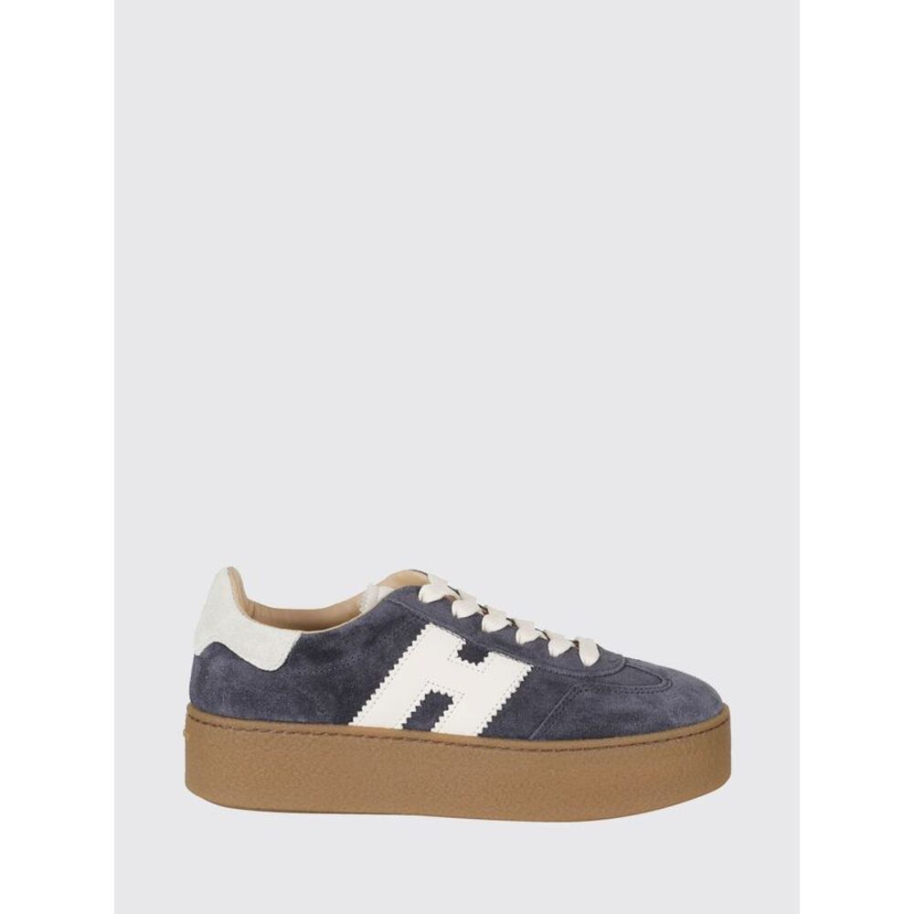Hogan Women Cool H698 Hogan Platform Sneakers In Suede Leather With H Logo